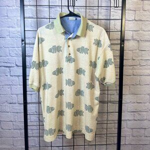 Vintage Bugle Boy Polo Shirt Size M 90's